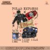 vintage-polar-express-polar-ticket-png-sublimation-design