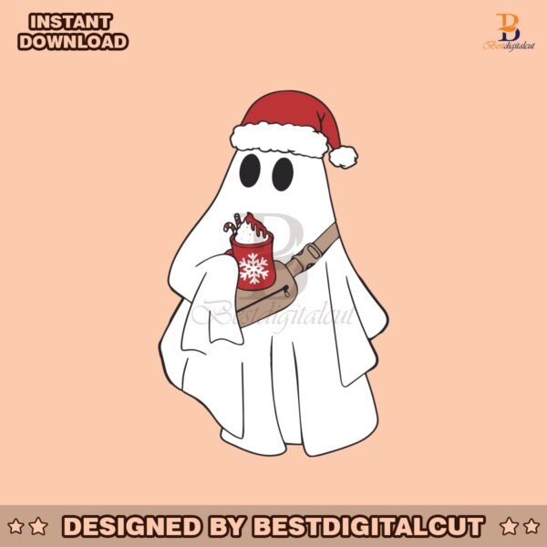 ghost-christmas-cute-little-ghost-coffee-stanley-belt-bag-svg