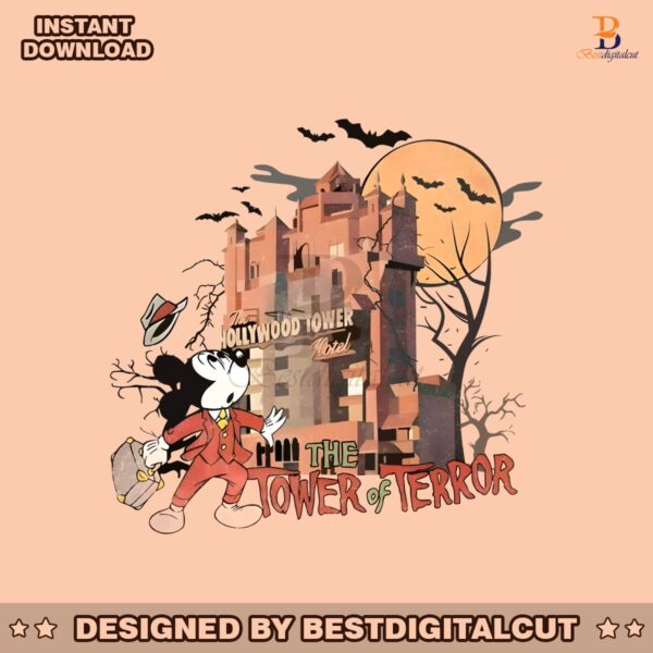retro-tower-of-terror-the-hollywood-tower-png-download
