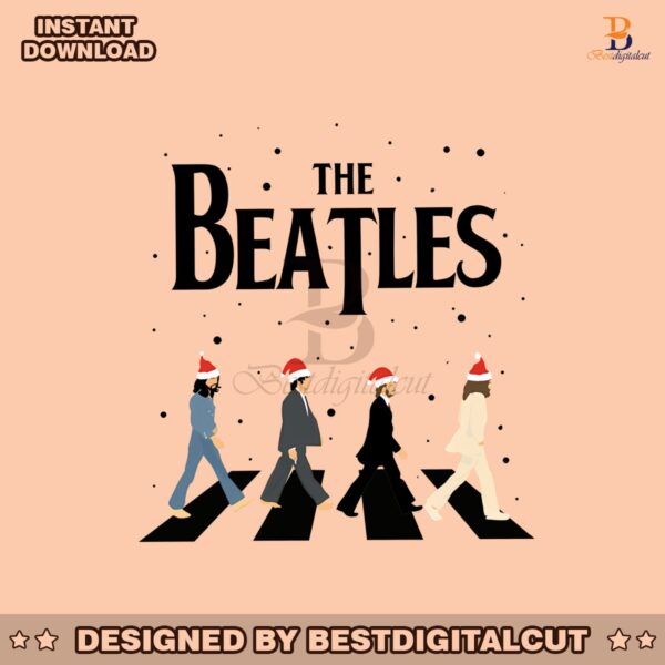 the-beatles-christmas-music-png-sublimation-download