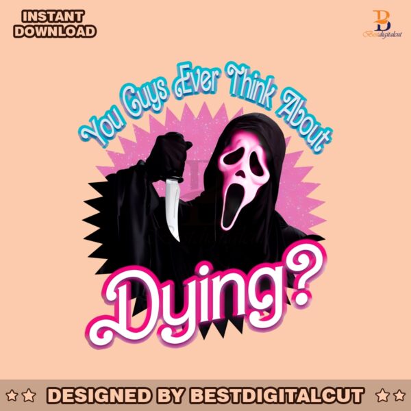 you-guys-ever-think-about-dying-barbie-ghostface-png-download