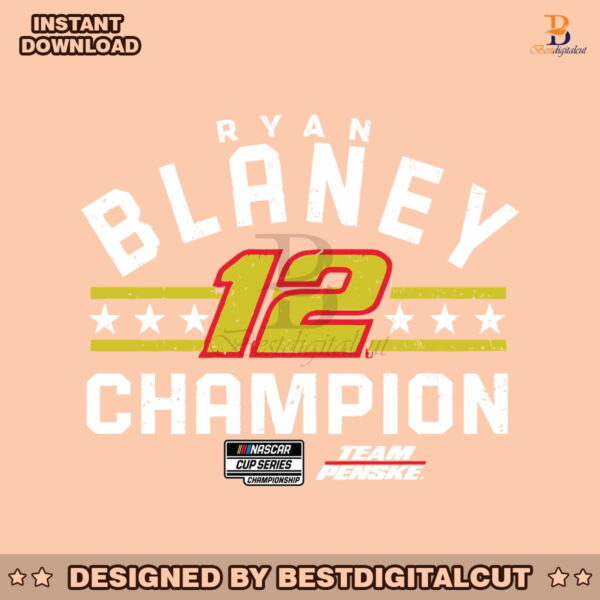 ryan-blaney-team-penske-nascar-cup-series-champion-svg