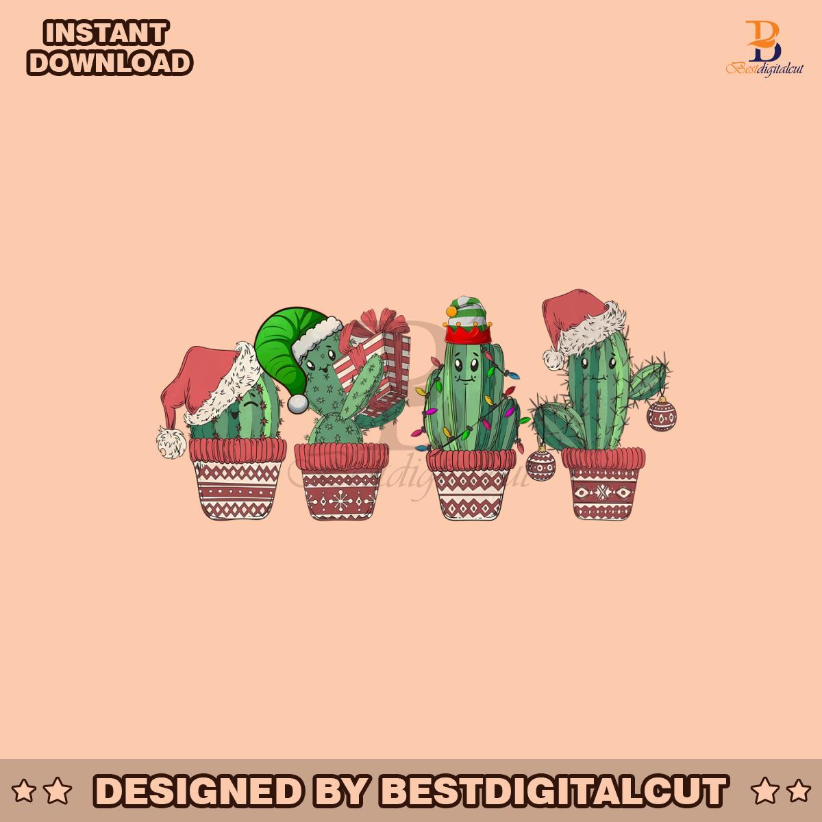 retro-cactus-santa-xmas-lights-png-download-file