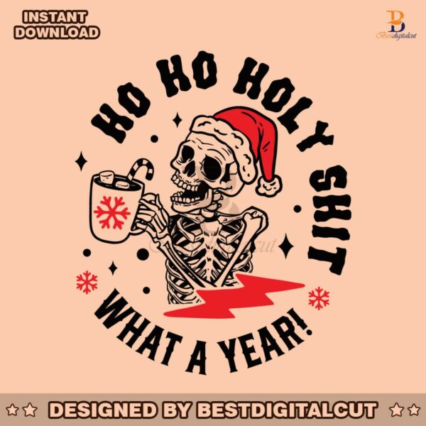 santa-skeleton-ho-ho-holy-shit-svg-digital-file