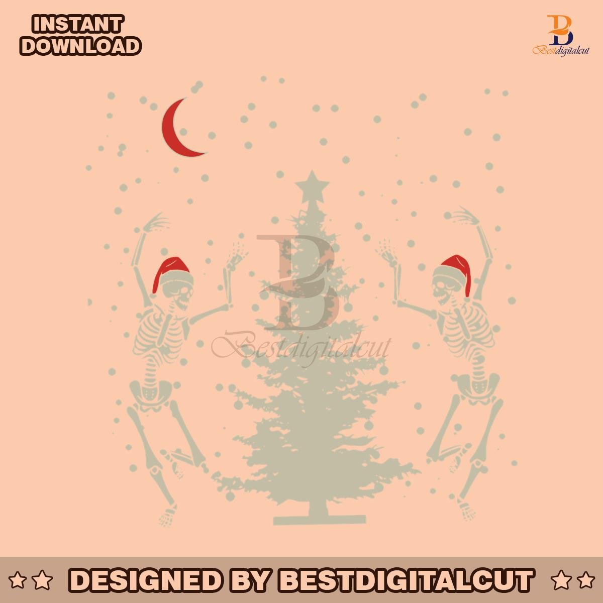 dancing-skeleton-christmas-tree-svg-graphic-design-file