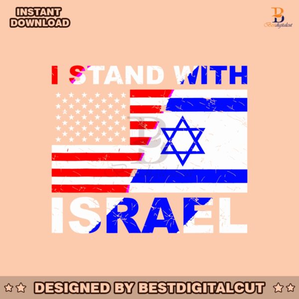 i-stand-with-israel-usa-support-svg-graphic-design-file