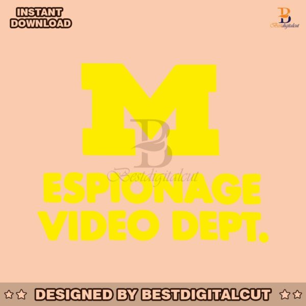 michigan-espionage-video-department-svg-digital-cricut-file