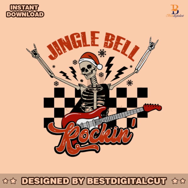 jingle-bell-rockin-christmas-skeleton-svg-digital-file