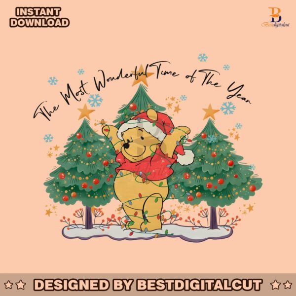 most-wonderful-time-of-the-year-pooh-christmas-png-file