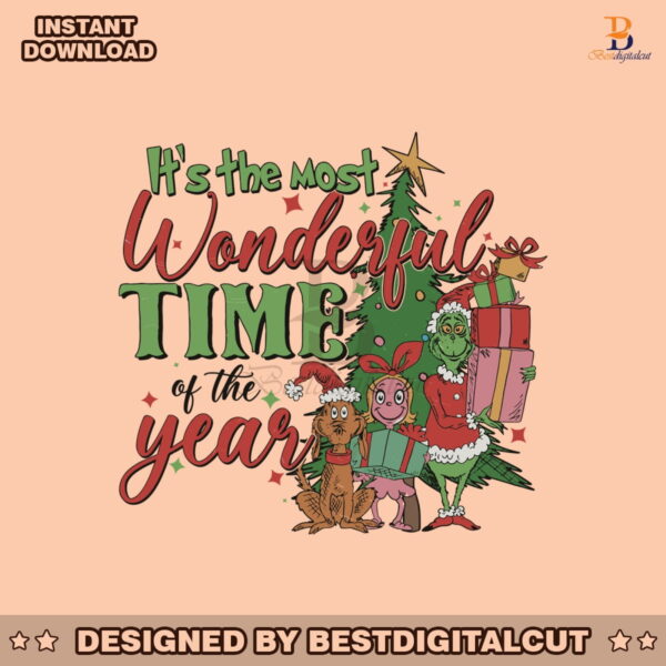 retro-grinchmas-its-the-most-wonderful-time-of-the-year-svg