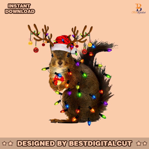retro-christmas-squirrel-lights-png-sublimation-file