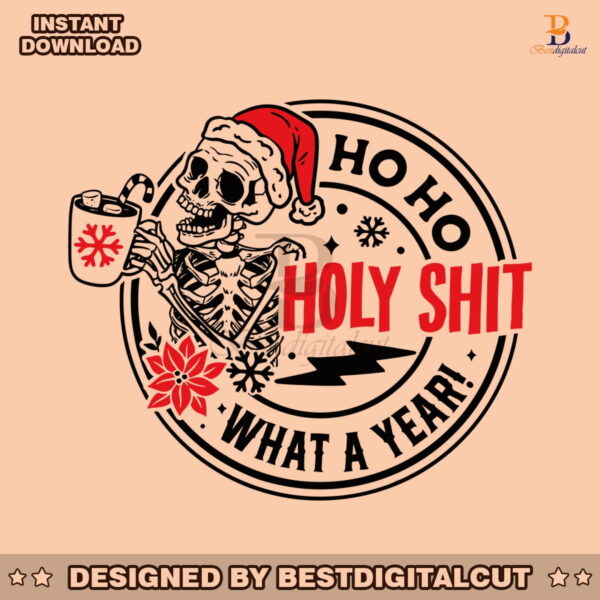 skull-santa-claus-what-a-year-svg-digital-cutting-file