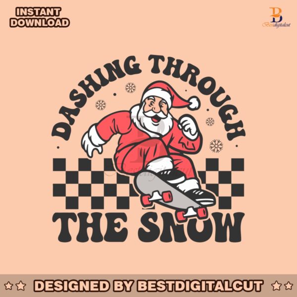 retro-christmas-dashing-through-the-snow-santa-svg-file