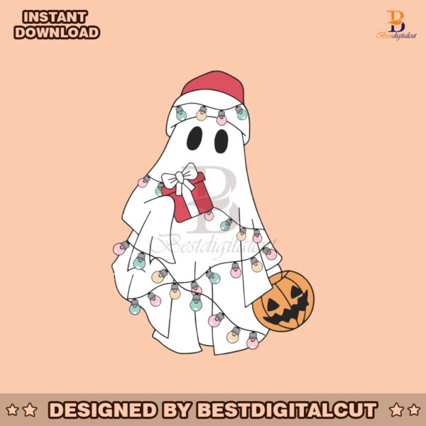 vintage-christmas-light-ghost-pumpkin-svg-graphic-file