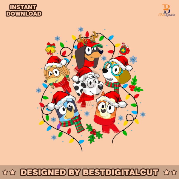 bluey-family-christmas-lights-svg-digital-cricut-file