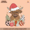 highland-cow-christmas-santa-gift-svg-digital-cutting-file