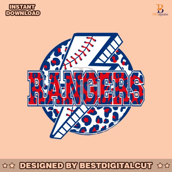 lightning-leopard-baseball-rangers-svg-cutting-digital-file