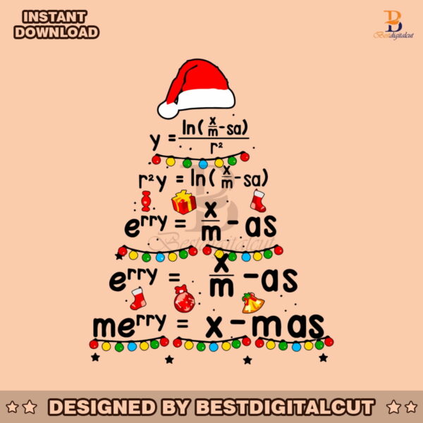 retro-christmas-math-teacher-svg-digital-cricut-file
