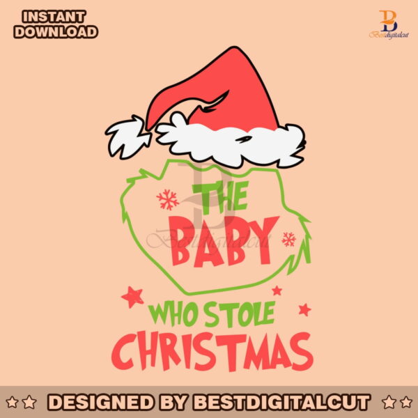 baby-who-stole-christmas-svg