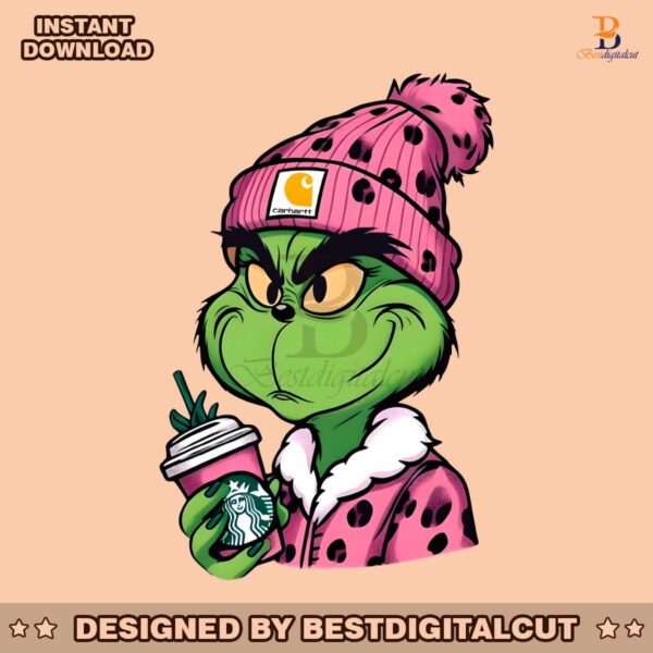 pink-grinch-boujee-christmas-png