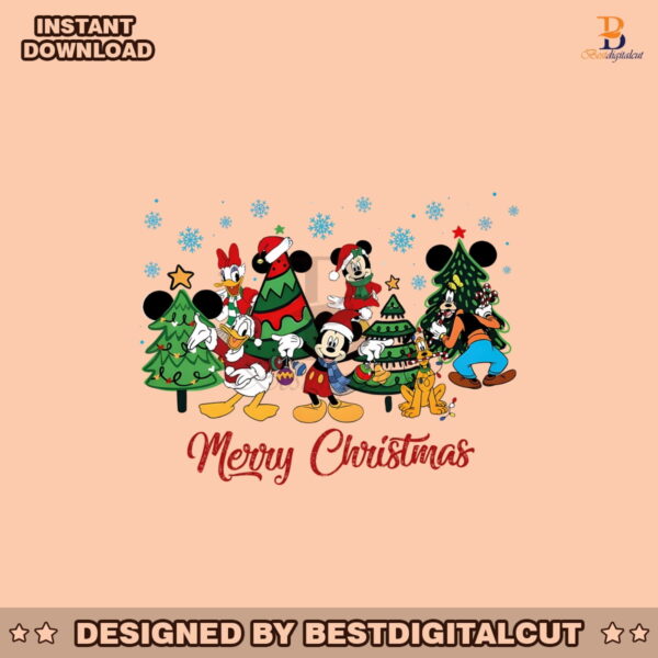 retro-mickey-and-friends-merry-christmas-png-download