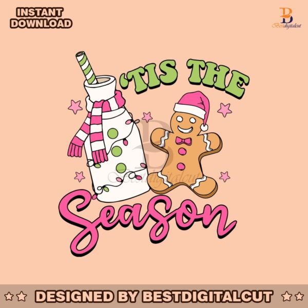 retro-tis-the-season-christmas-light-gingerbread-svg-file