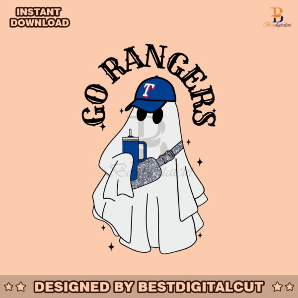 retro-go-rangers-spooky-baseball-png-sublimation-file