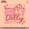 pink-leopard-holly-dolly-christmas-svg