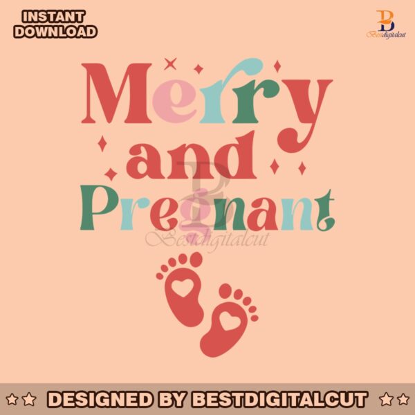 merry-and-pregnant-mom-to-be-svg-cutting-digital-file