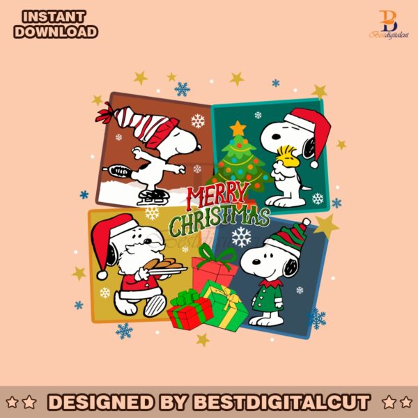 vintage-peanuts-merry-christmas-svg-digital-cricut-file