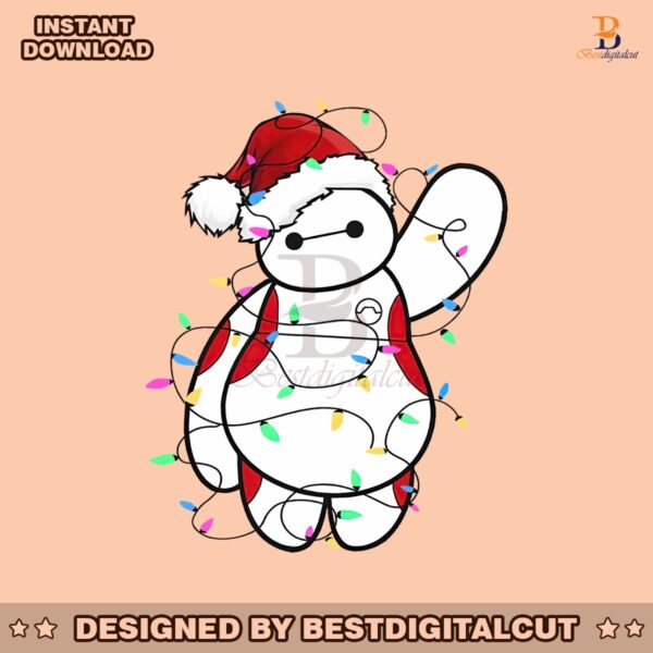 big-hero-6-cute-santa-baymax-christmas-lights-png-file