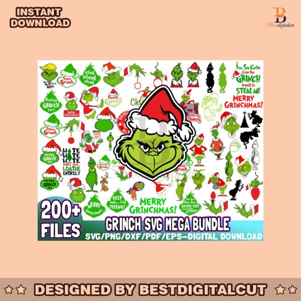 200-files-grinchmas-santa-claus-vibe-svg-bundle-download