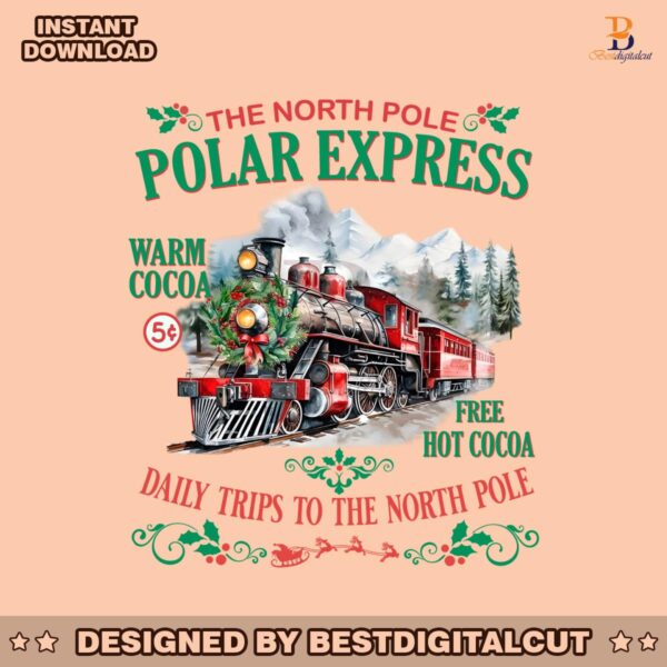 the-north-pole-polar-express-daily-trips-png-download