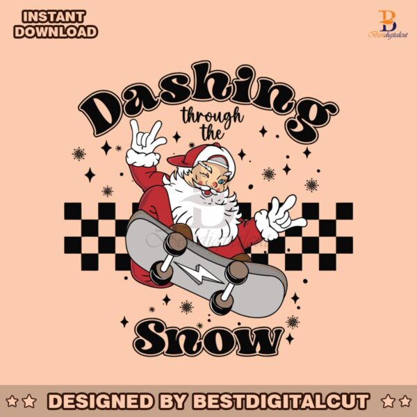 dashing-through-the-snow-funny-santa-svg-for-cricut-files