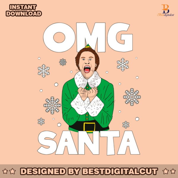 funny-omg-santa-christmas-elf-svg