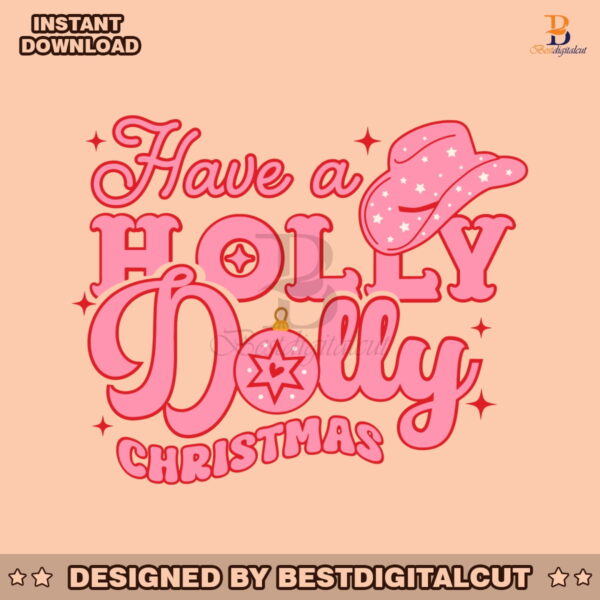 have-a-holly-dolly-christmas-cowgirl-svg