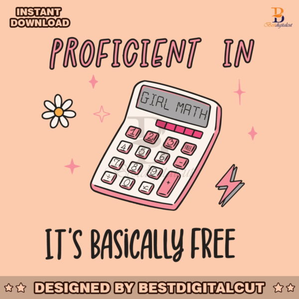 proficient-in-girl-math-calculator-svg