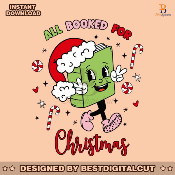 cute-all-booked-for-christmas-svg