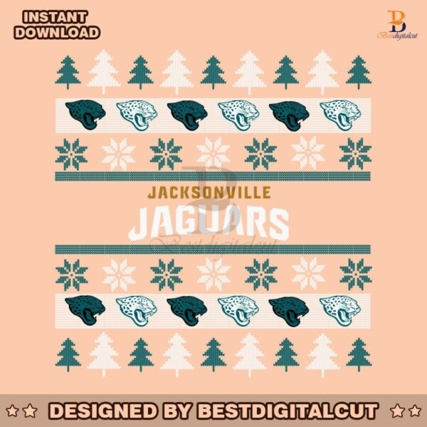 jacksonville-jaguars-logo-ugly-christmas-sweater-svg