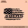 san-francisco-49ers-american-flag-svg