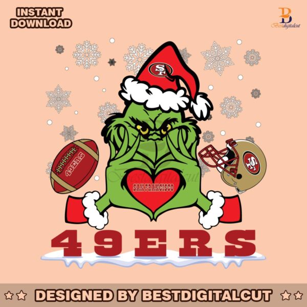 grinch-loves-49ers-football-helmet-svg