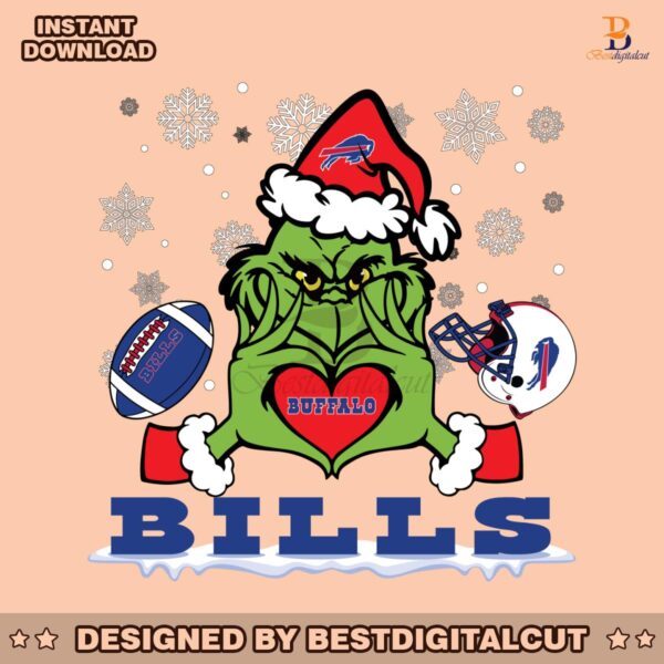 grinch-love-bills-football-helmet-svg