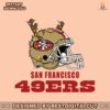 san-francisco-49ers-helmet-deer-antlers-svg-digital-download