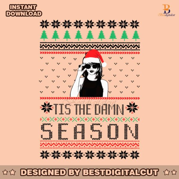 tis-the-damn-season-merry-christmas-svg-for-cricut-files