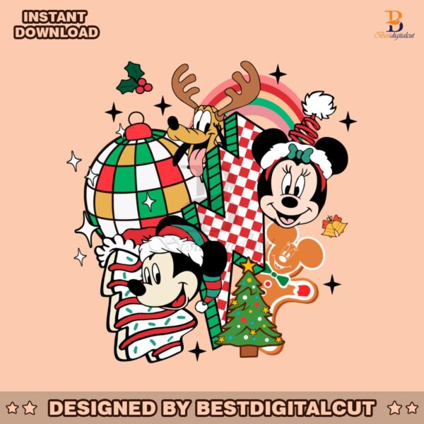 retro-groovy-christmas-mickey-minnie-and-pluto-svg