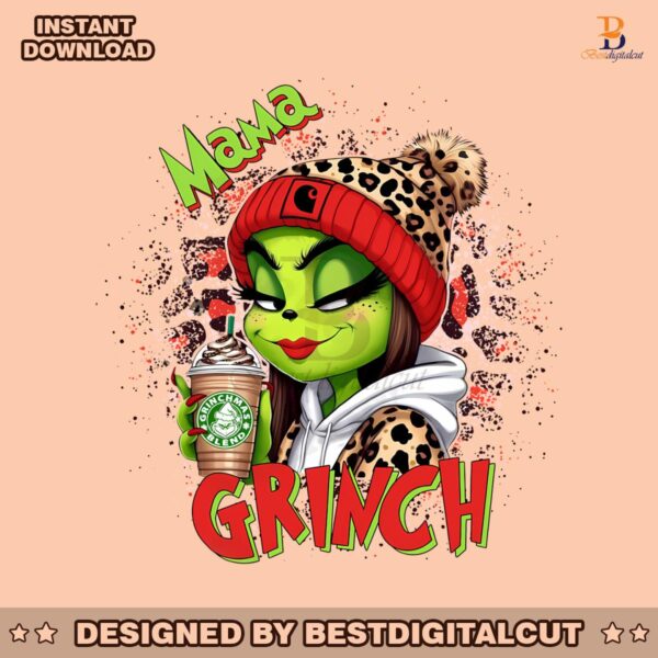 leopard-red-christmas-mama-grinch-png