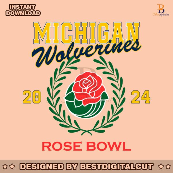 michigan-wolverines-rose-bowl-2024-svg