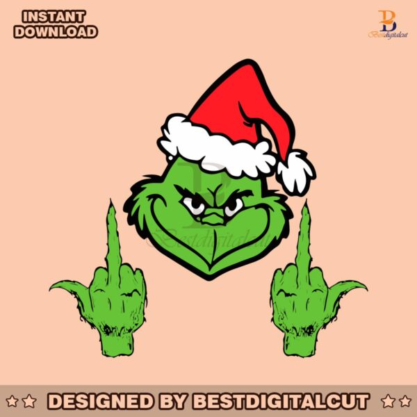 grinch-middle-finger-funny-grinch-face-svg-for-cricut-files