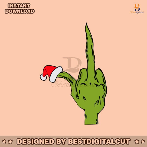 funny-grinch-middle-finger-christmas-hat-svg-cricut-files