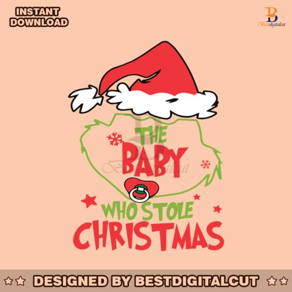 cute-baby-who-stole-christmas-svg